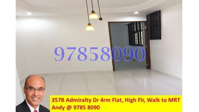 Blk 357B Admiralty Drive (Sembawang), HDB 4 Rooms #136520202